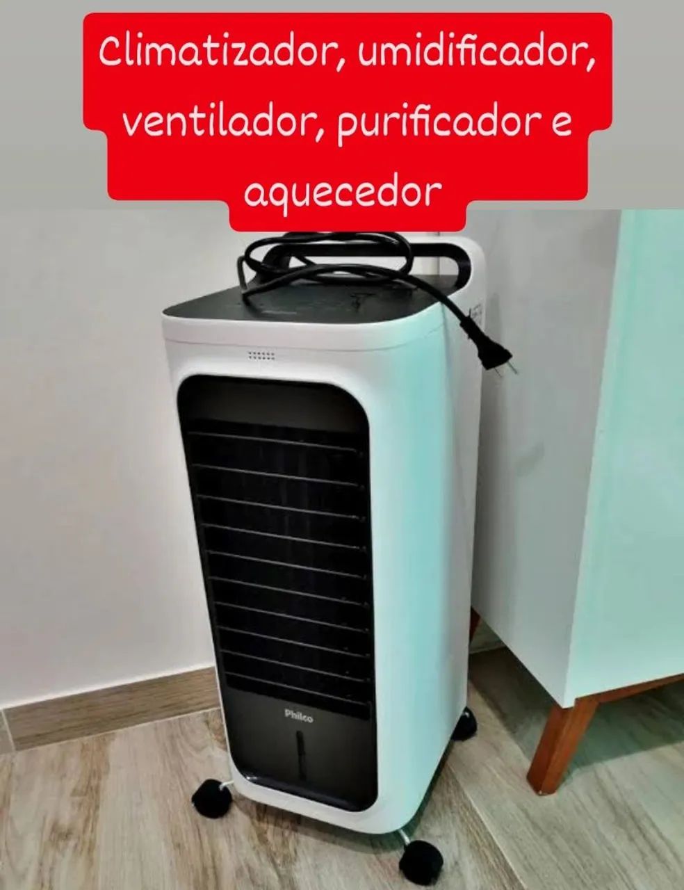 Climatizador e aquecedor 5em1 Philco pouco uso, vendo ou troco por celular de mesmo valor