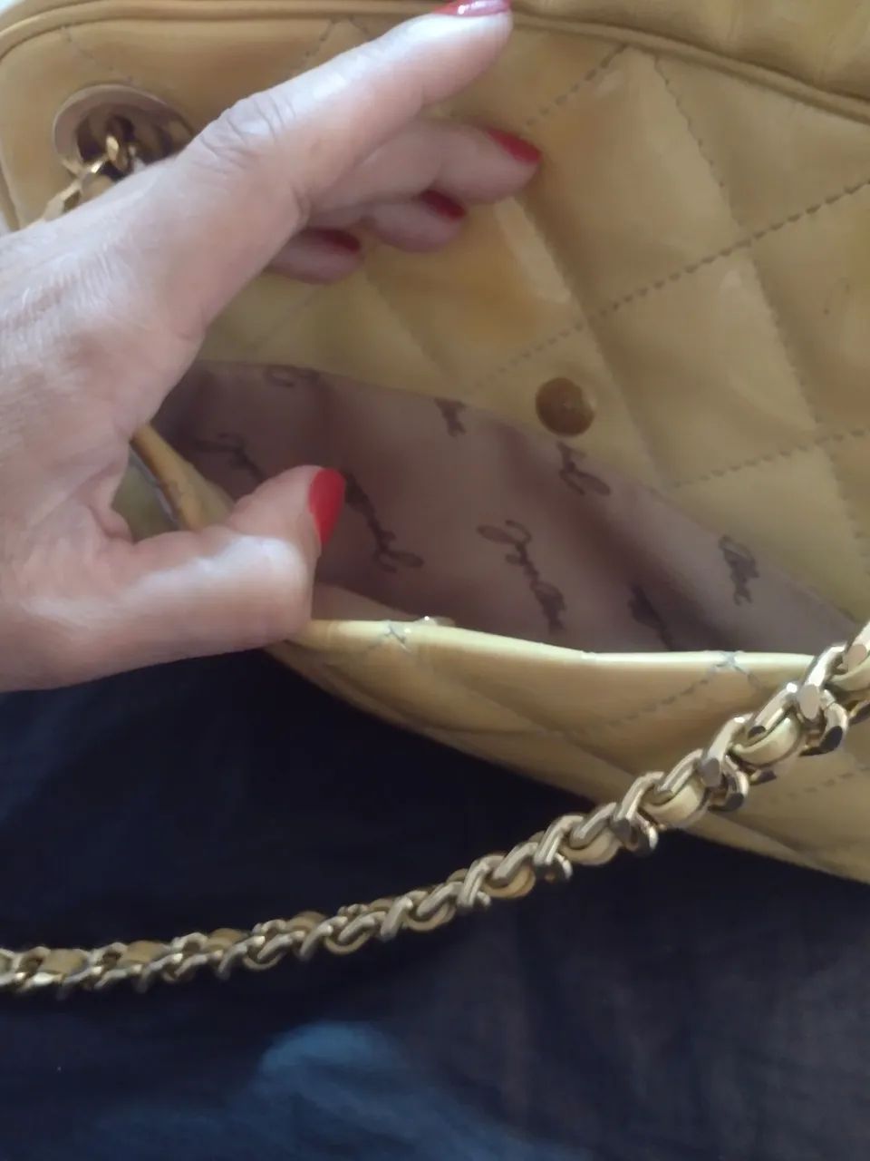Promoção linda bolsa clássica retro Jorge Alex com ferragem dourada  - Foto 2