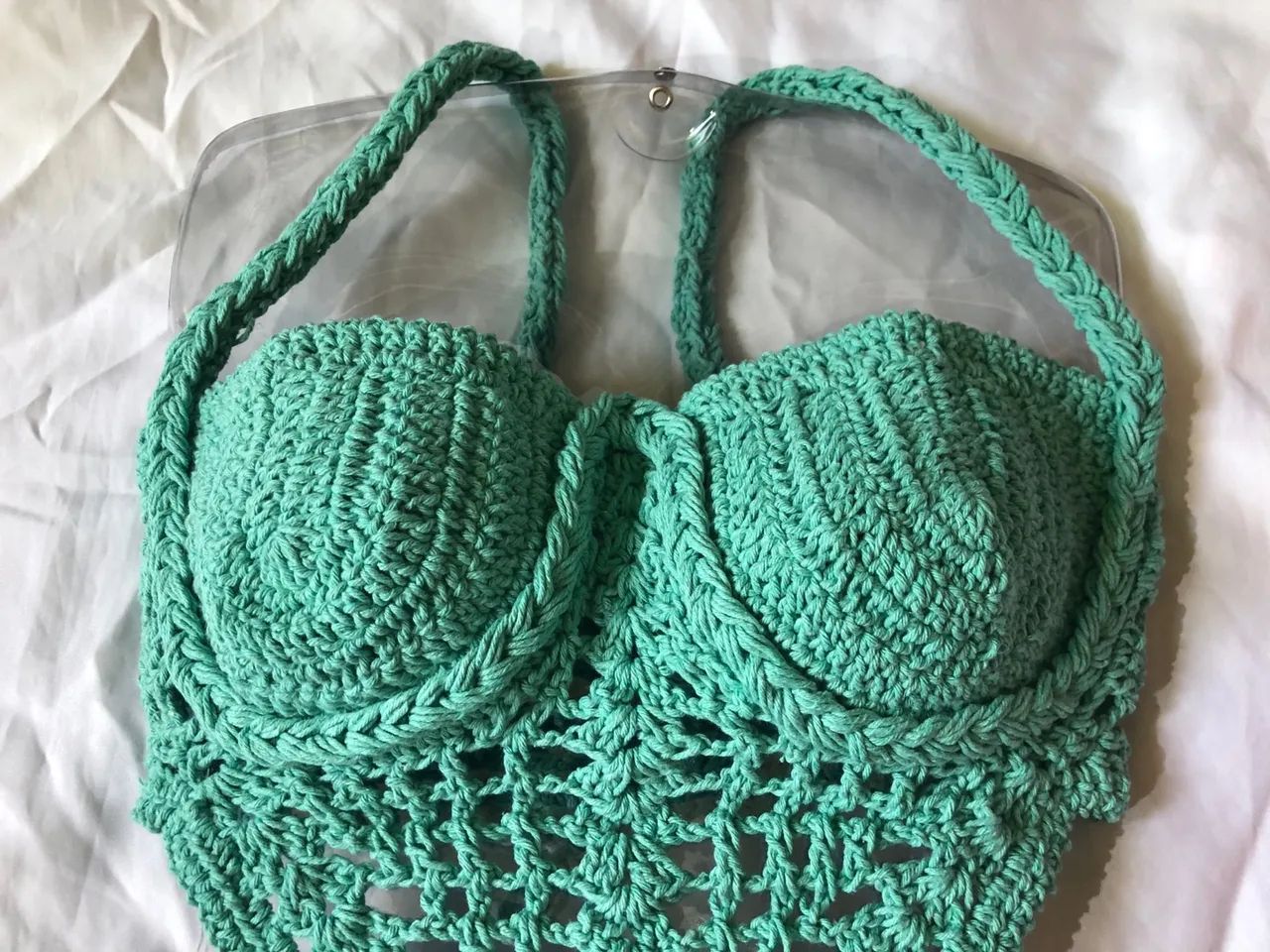 Conjunto Crochê la gringa- Top e Saia - Foto 2
