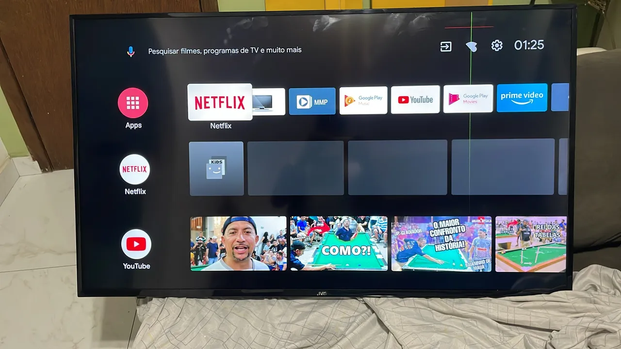 Smart TV JVC 55 pol- PARA IR EMBORA HOJE