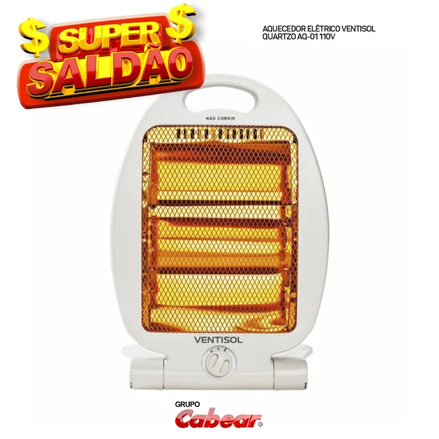 VENTISOL - AQUECEDOR QUARTZO 127V - 800W