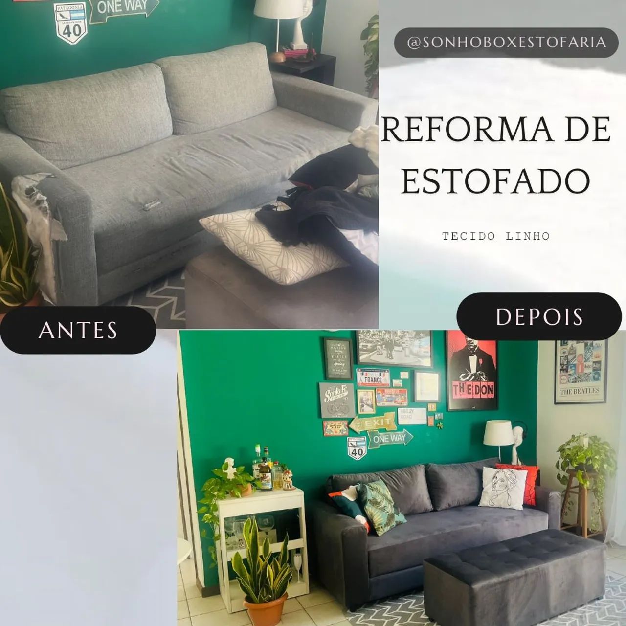 Reforma de sofa estofado em geral  - Foto 3