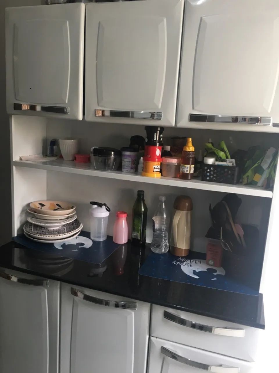 Armário de cozinha branco com 3 portas - Foto 4