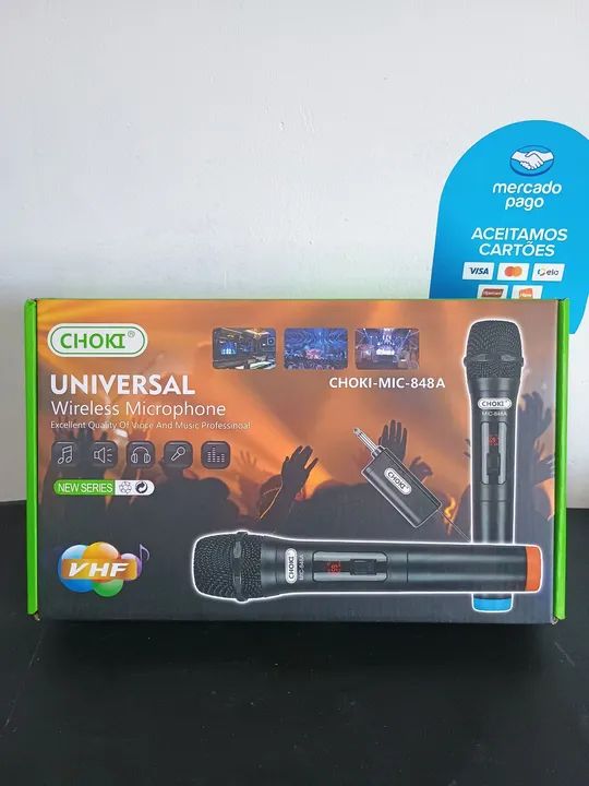 Microfone profissional duplo sem fio/ SUPER PROMOÇÃO  - Foto 2