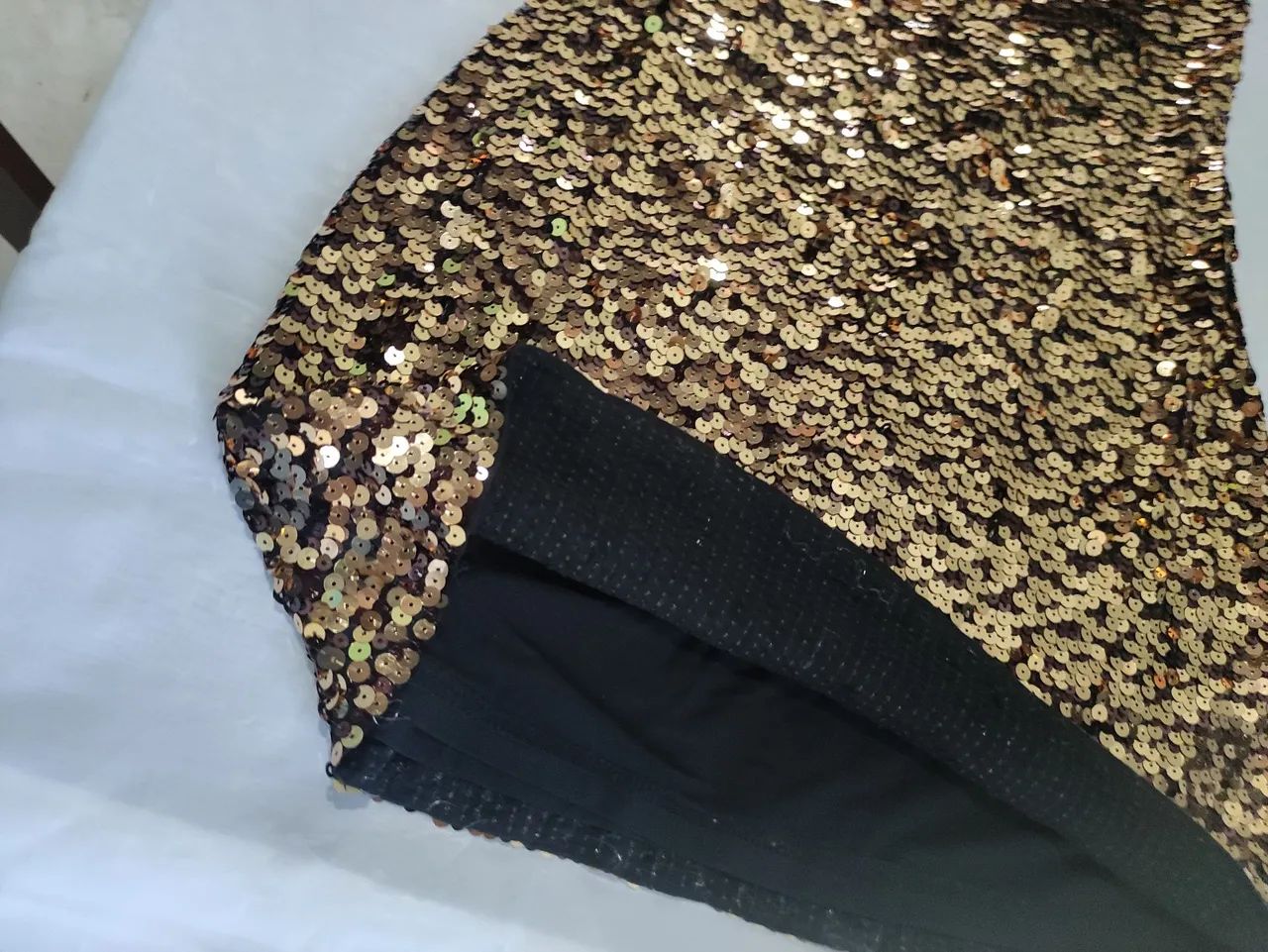 Vestido Sequinedo Dourado - Foto 2