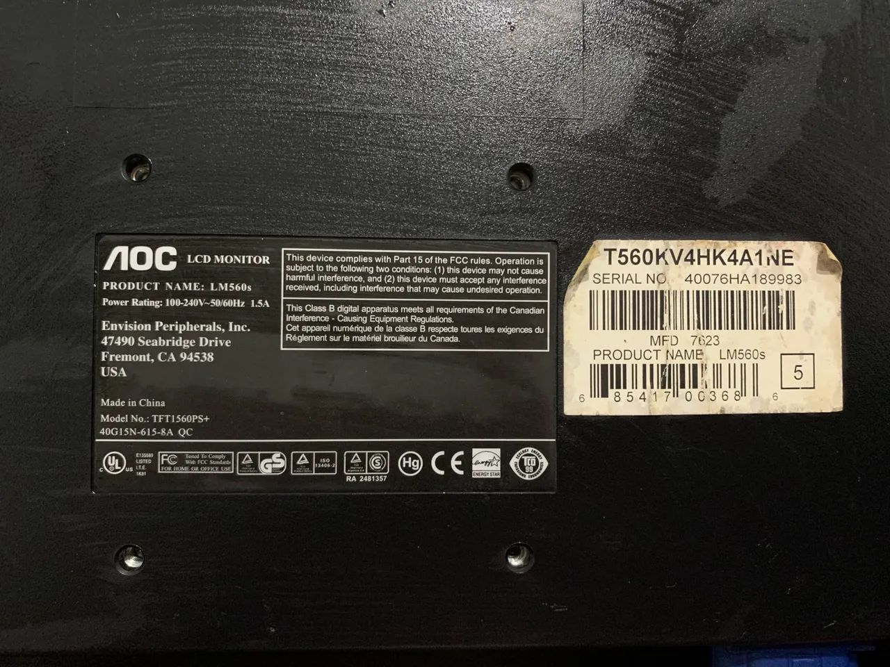 Monitor AOC LM560s - Foto 4