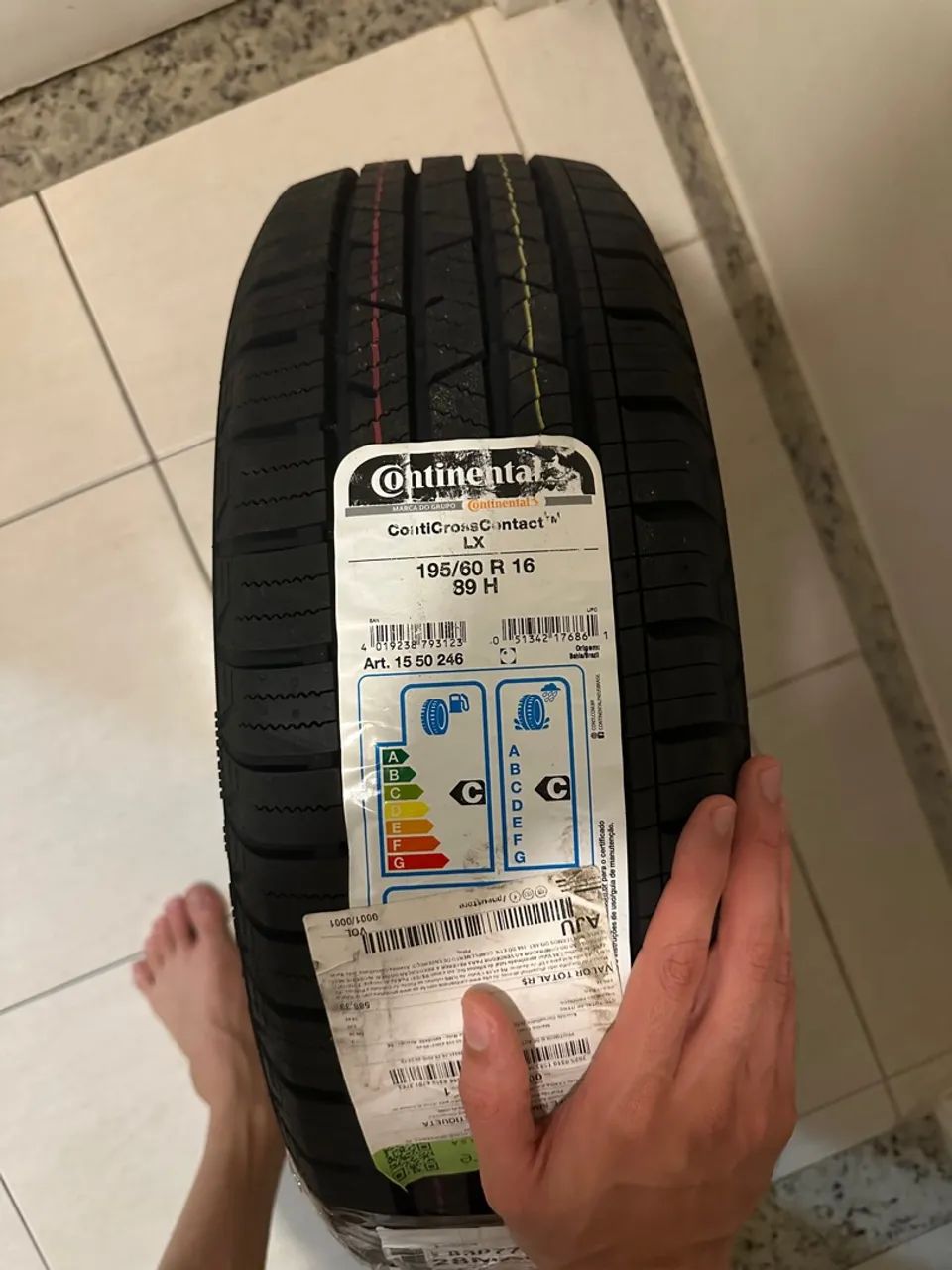 Pneu Continental Aro 16 ContiCrossContact LX 195/60R16 89H - Foto 3