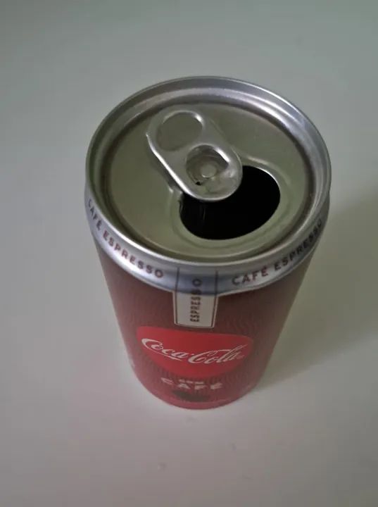 Lata Coca-Cola com Café 220ml - Edição Especial Expresso - Vazia - Foto 2