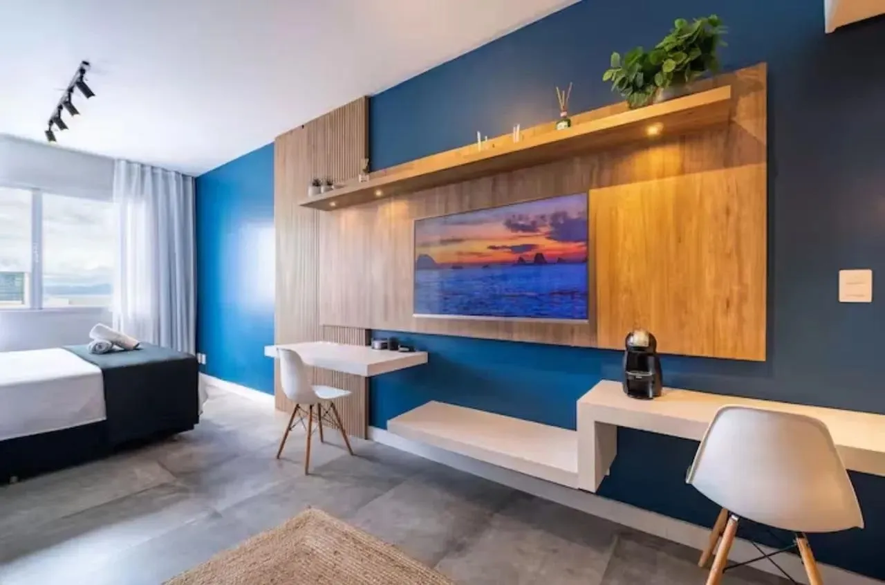 Studio Mobiliado, no Centro de Florianopolis