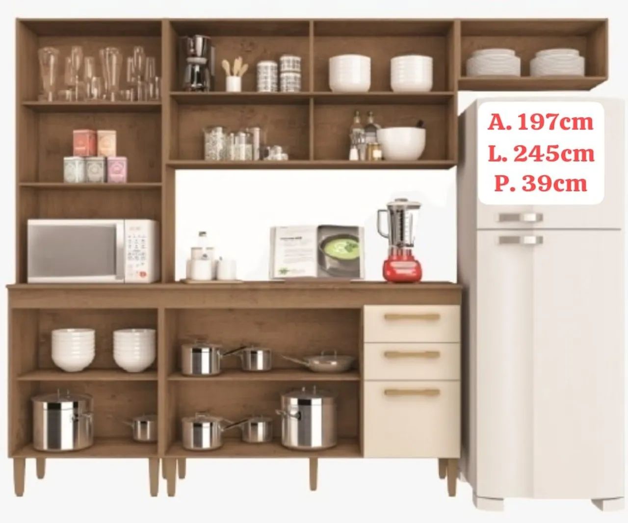 Armário de cozinha completa com balcão - Foto 2