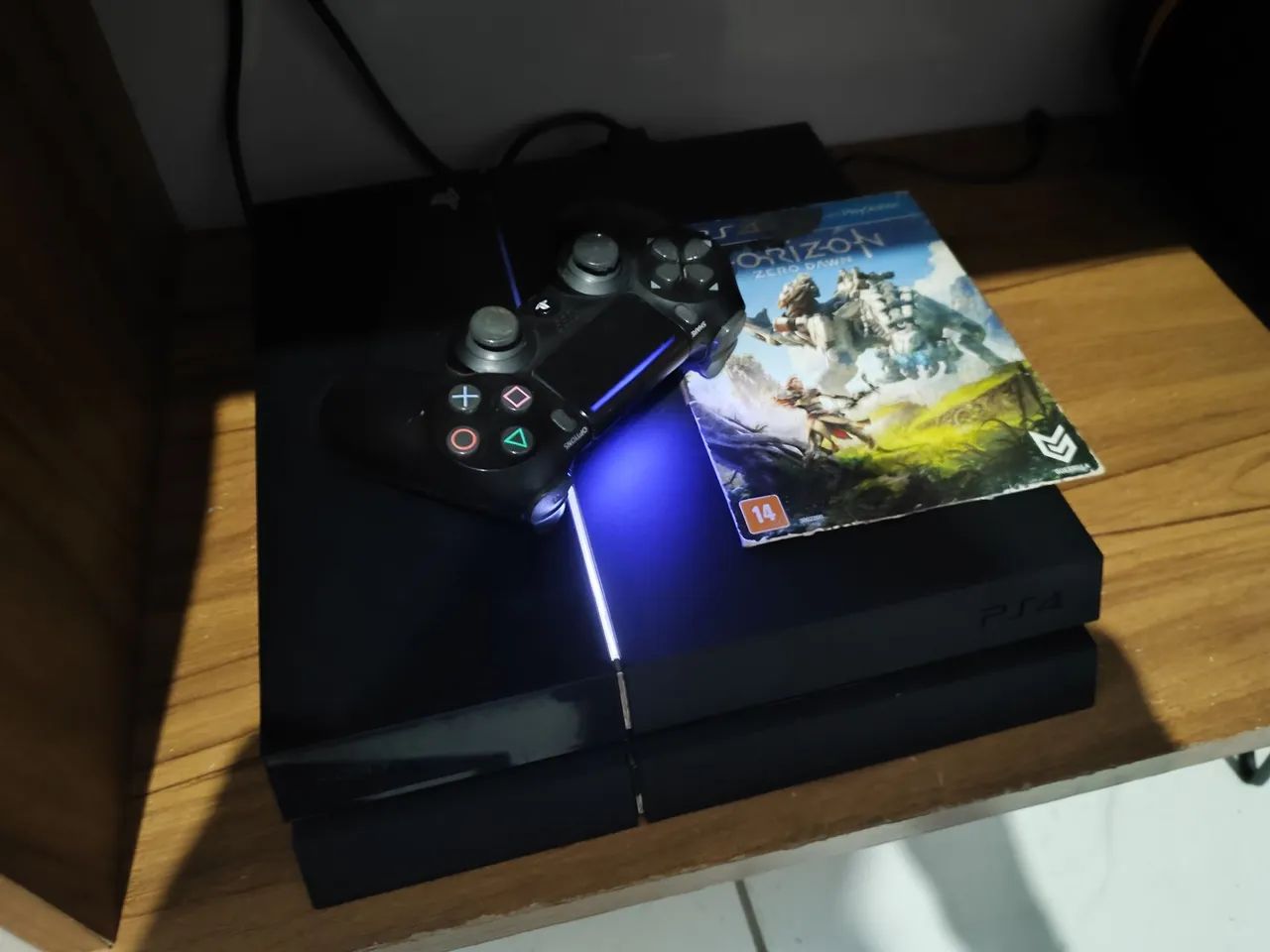 PS4 + jogos + controle aceito cartão! - Foto 4