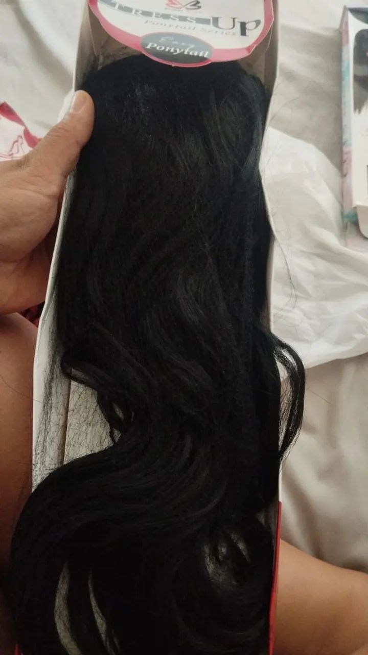 Aplique de cabelo (Rabo de cavalo)