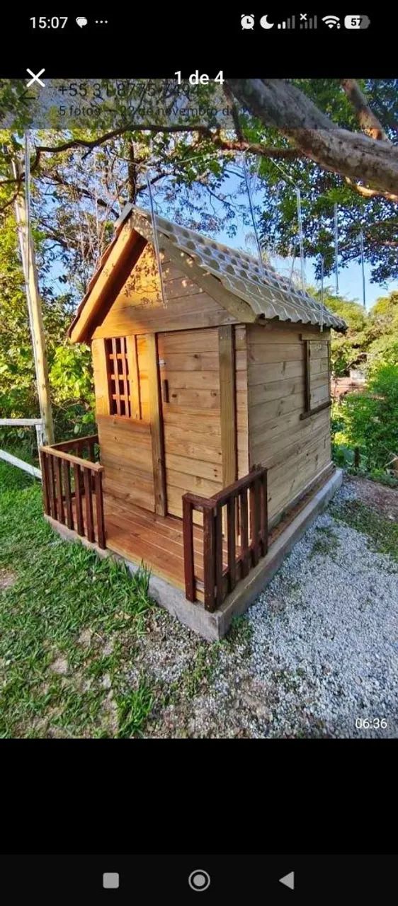 Casinha de madeira no solo - Foto 4