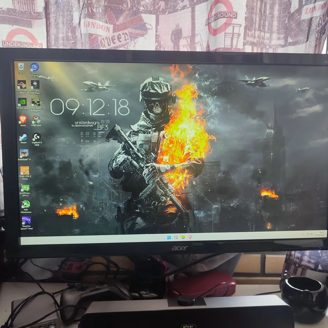 Monitor Gamer Acer 24" 144hz