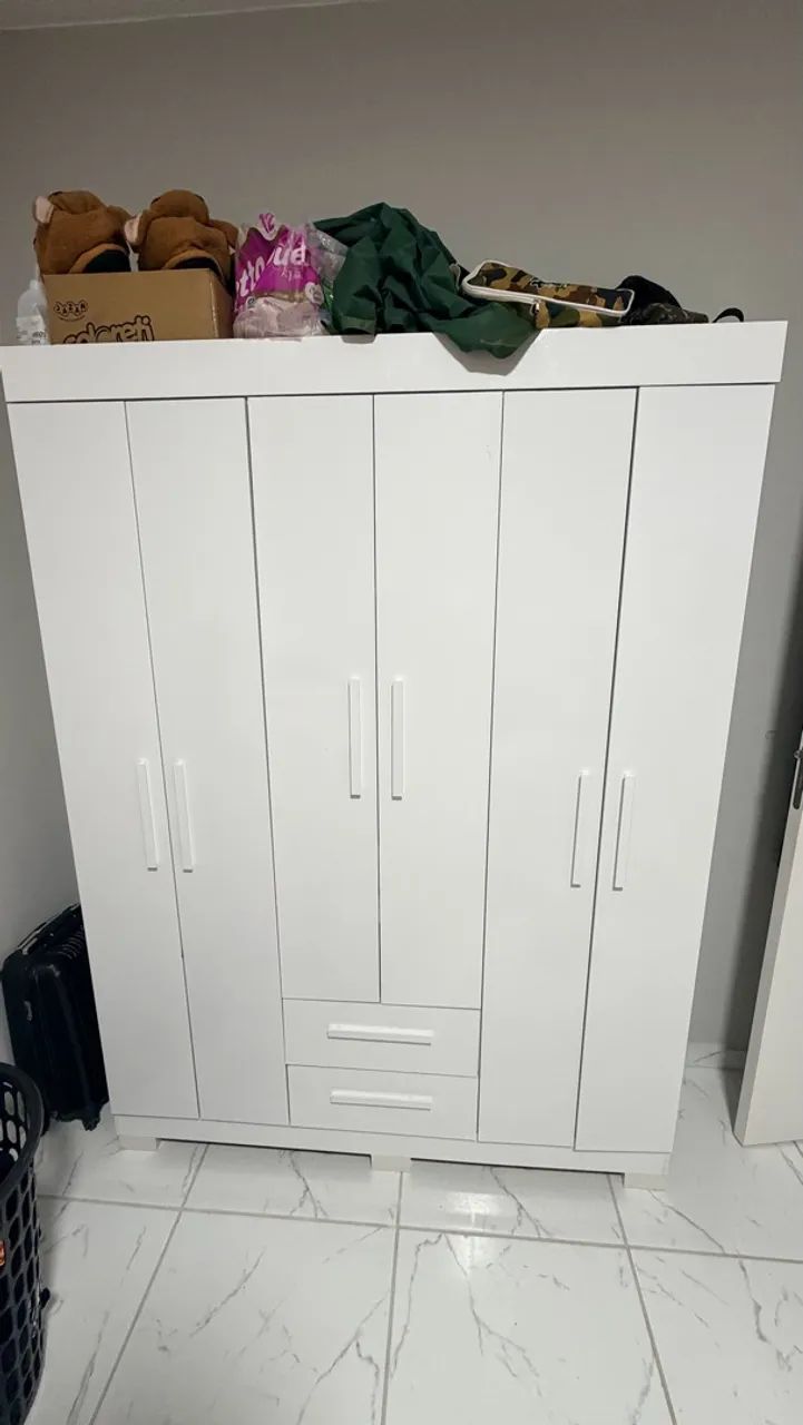 Guarda Roupa 6 Portas 2 Gavetas - Foto 2