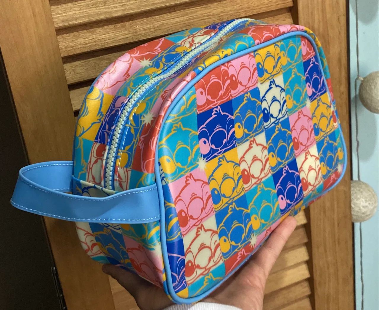 Necessaire Retrátil Stitch NOVA