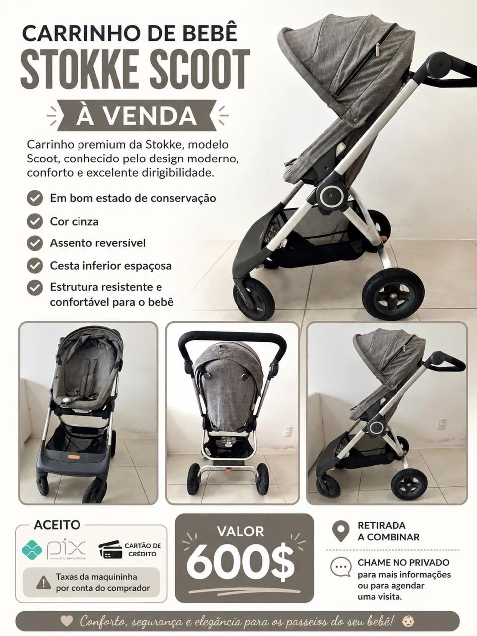 Carrinho Infantil Stokke Scoot