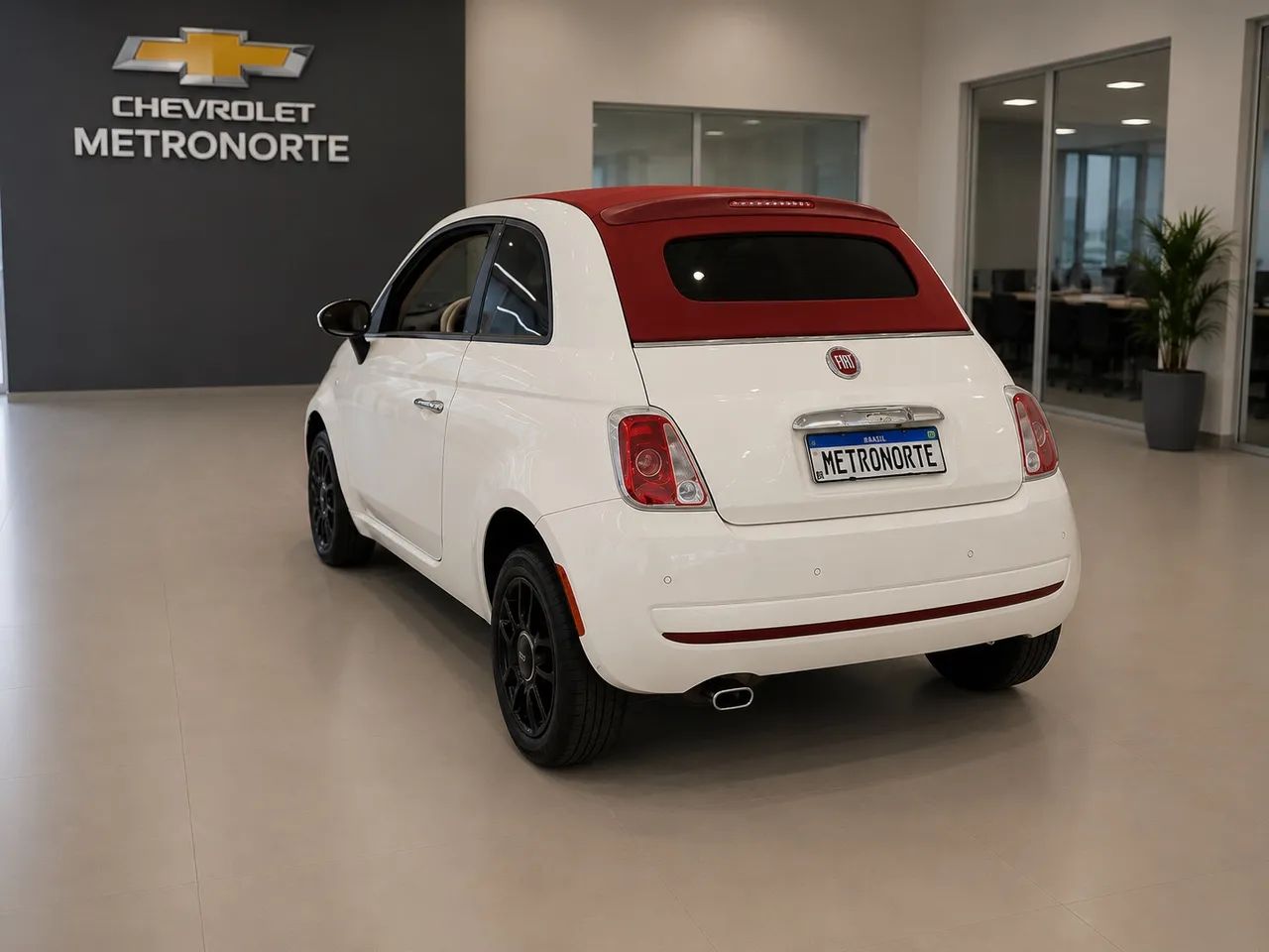 Fiat 500 Cabrio Dualogic Flex 1.4 8V 2014 - Foto 4
