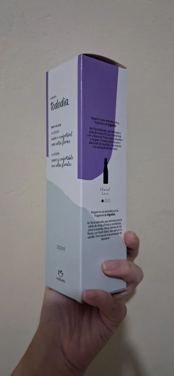 Body Splash Natura Algodão - Foto 2