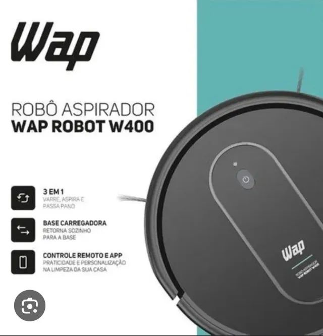 Robô Aspirador Wap 3 em 1 (Wap Robot w400)
