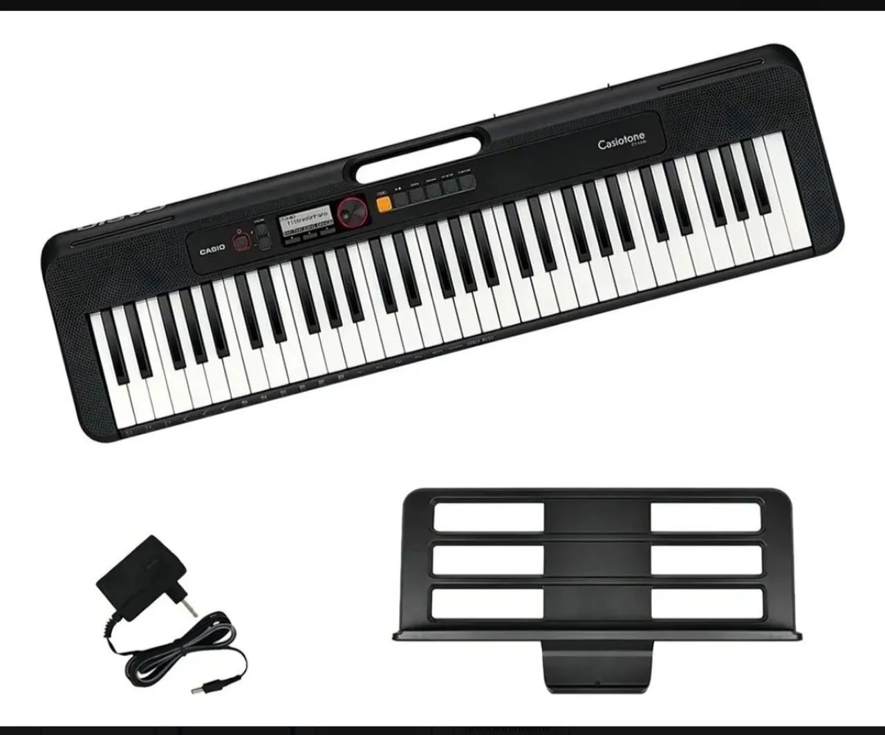 Com suporte e fonte Casiotone CT-S200 - Foto 2