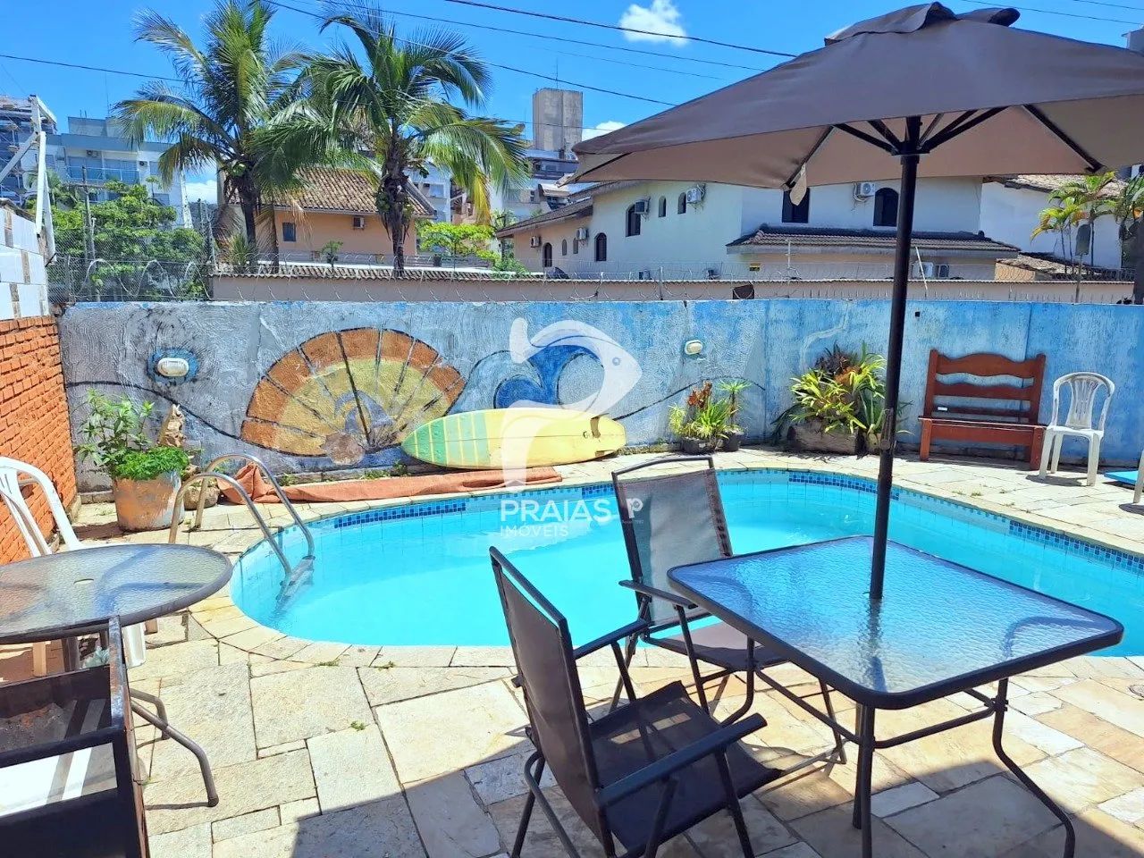 Casa térrea com piscina, 3 dormitórios, Enseada, Guarujá - Foto 2