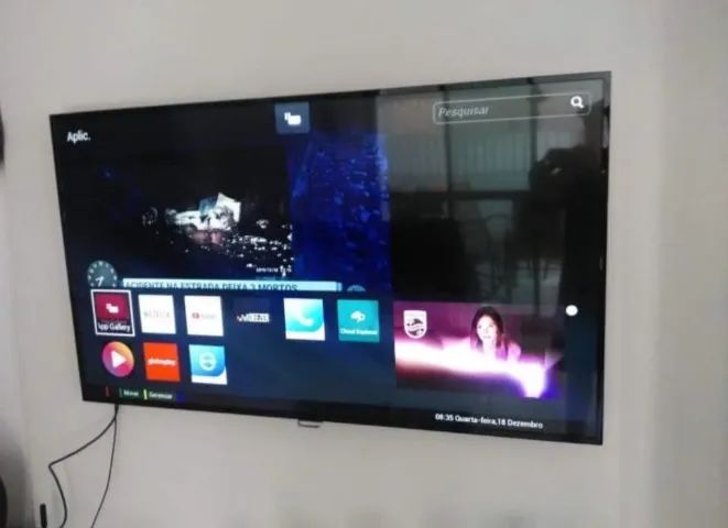Telão enorme 55 4k  - Foto 2