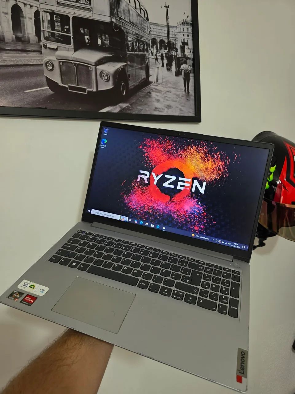 Notebook Gamer Ryzen 5 + 8gb ram e SSD 256gb - Foto 2