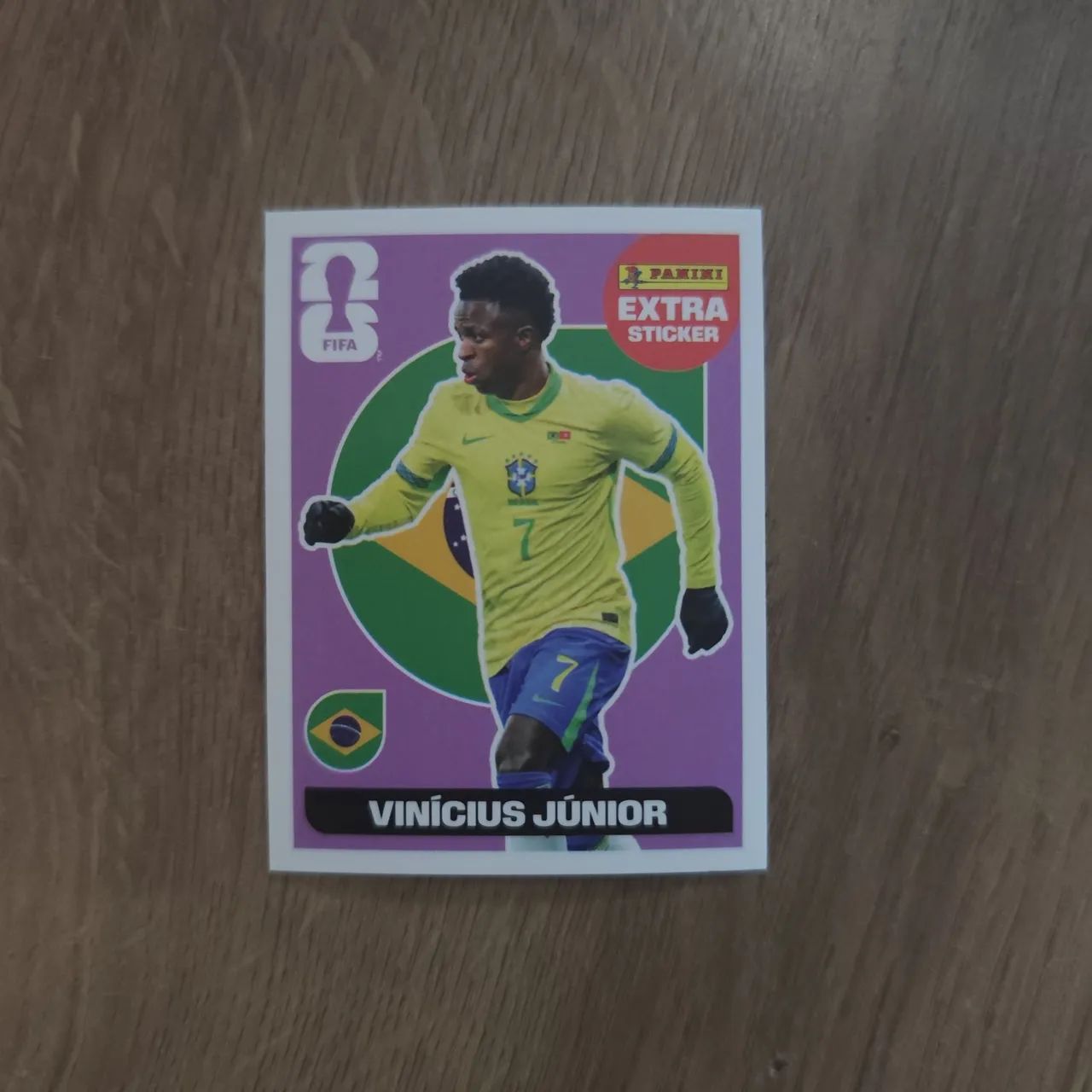 Vinícius Júnior Extra Sticker Panini