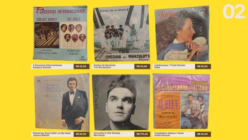 Lote 23 Compactos de Vinil Raros - Morrissey, Johnny Mathis, Trio