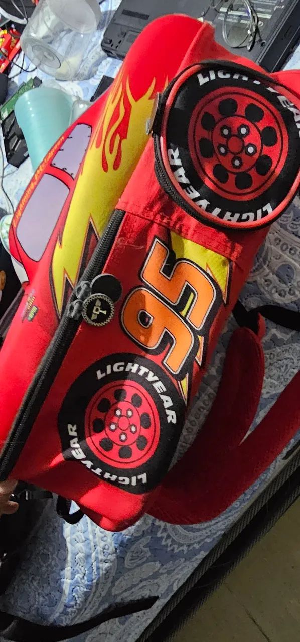 Mochila Relâmpago McQueen - Foto 3
