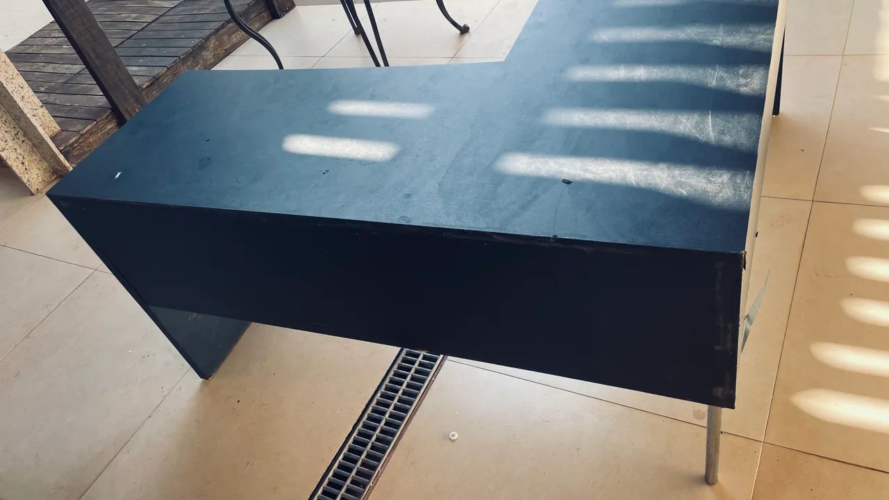 Mesa em L para escritorio - Foto 4