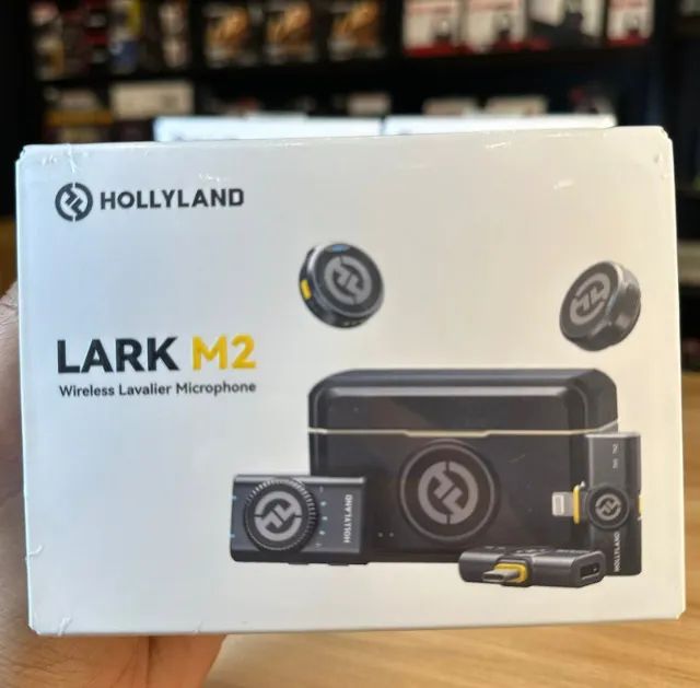 Microfone Hollyland Lark M2 Combo light Preto - Produto novo (loja física) - Foto 2