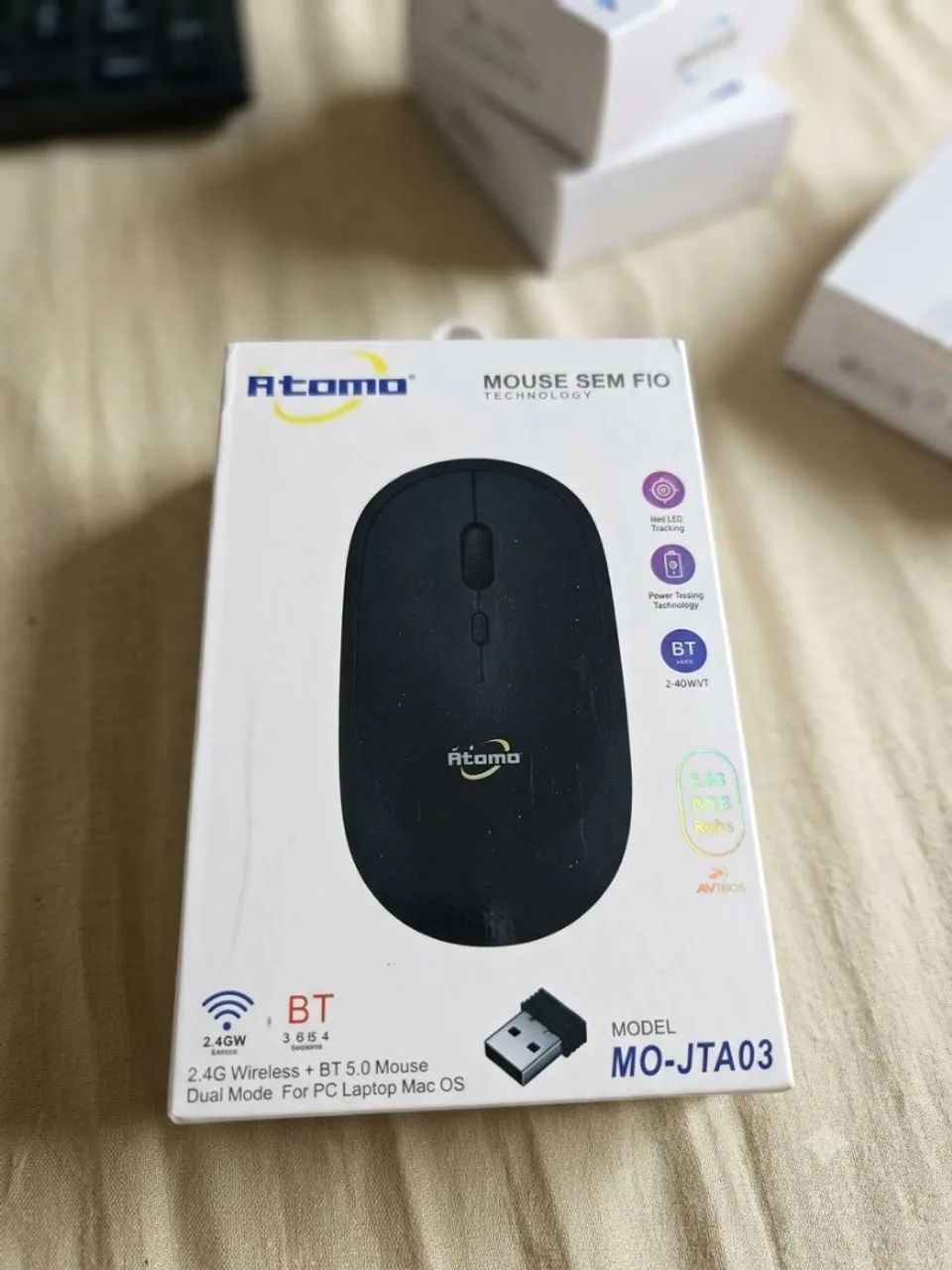 Mouse sem Fio ÁTOMO