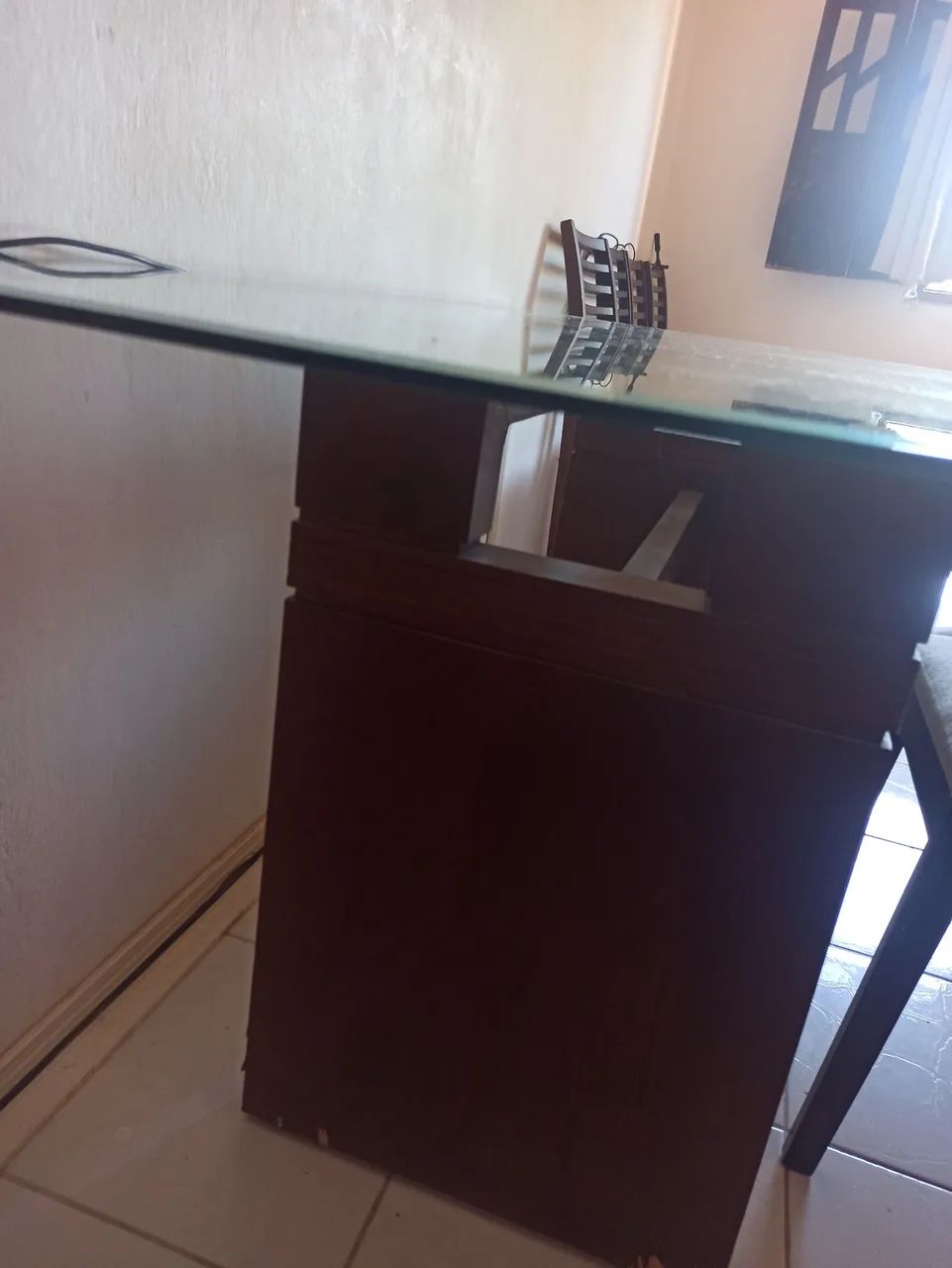 Mesa Vidro c/ 6 Cadeiras  - Foto 3
