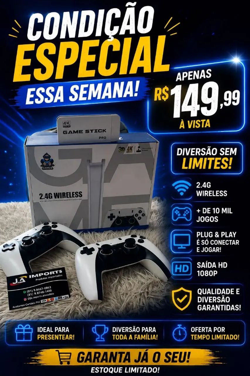 Game Stick promoção 