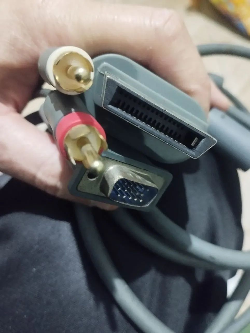 Cabo SCART Para VGA Com Audio RCA - Foto 3