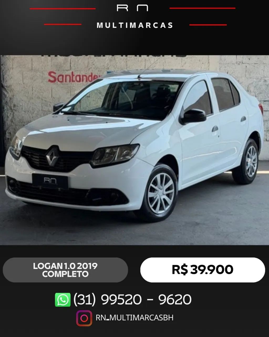 Renault Logan LOGAN Authentique Flex 1.0 12V 4p 2019
