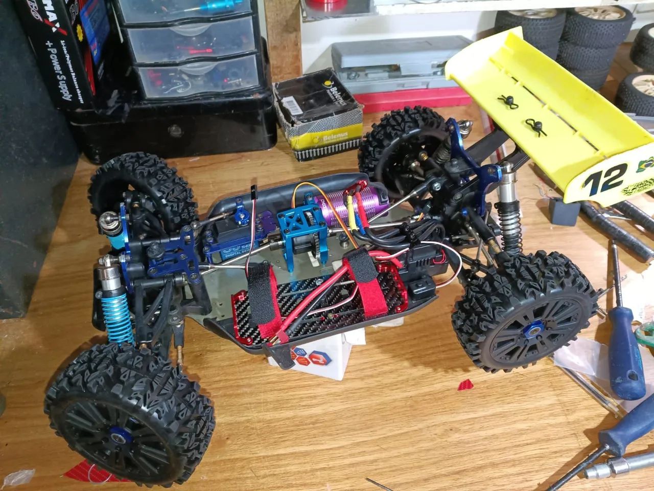 4 automodelo elétrico 1/8 buggy  - Foto 2
