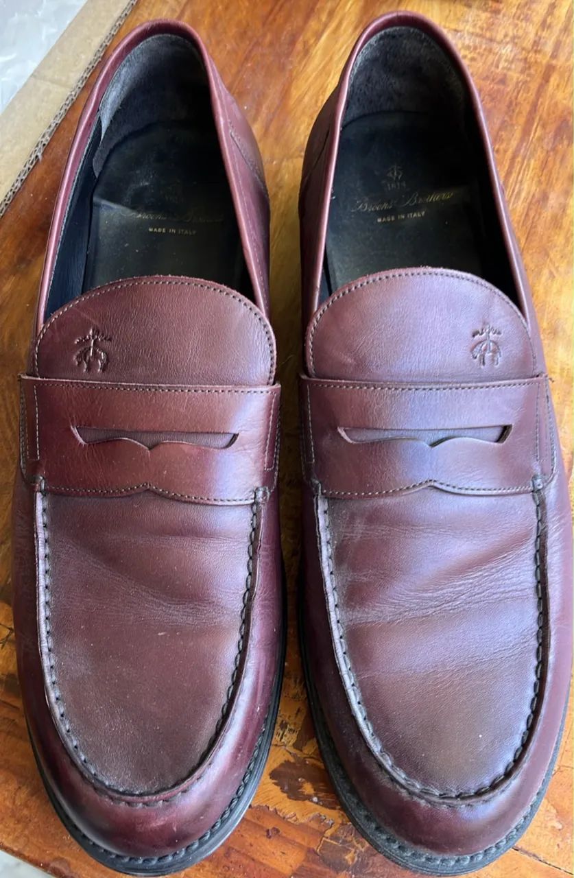 Sapato Social Brooks Brothers Couro 