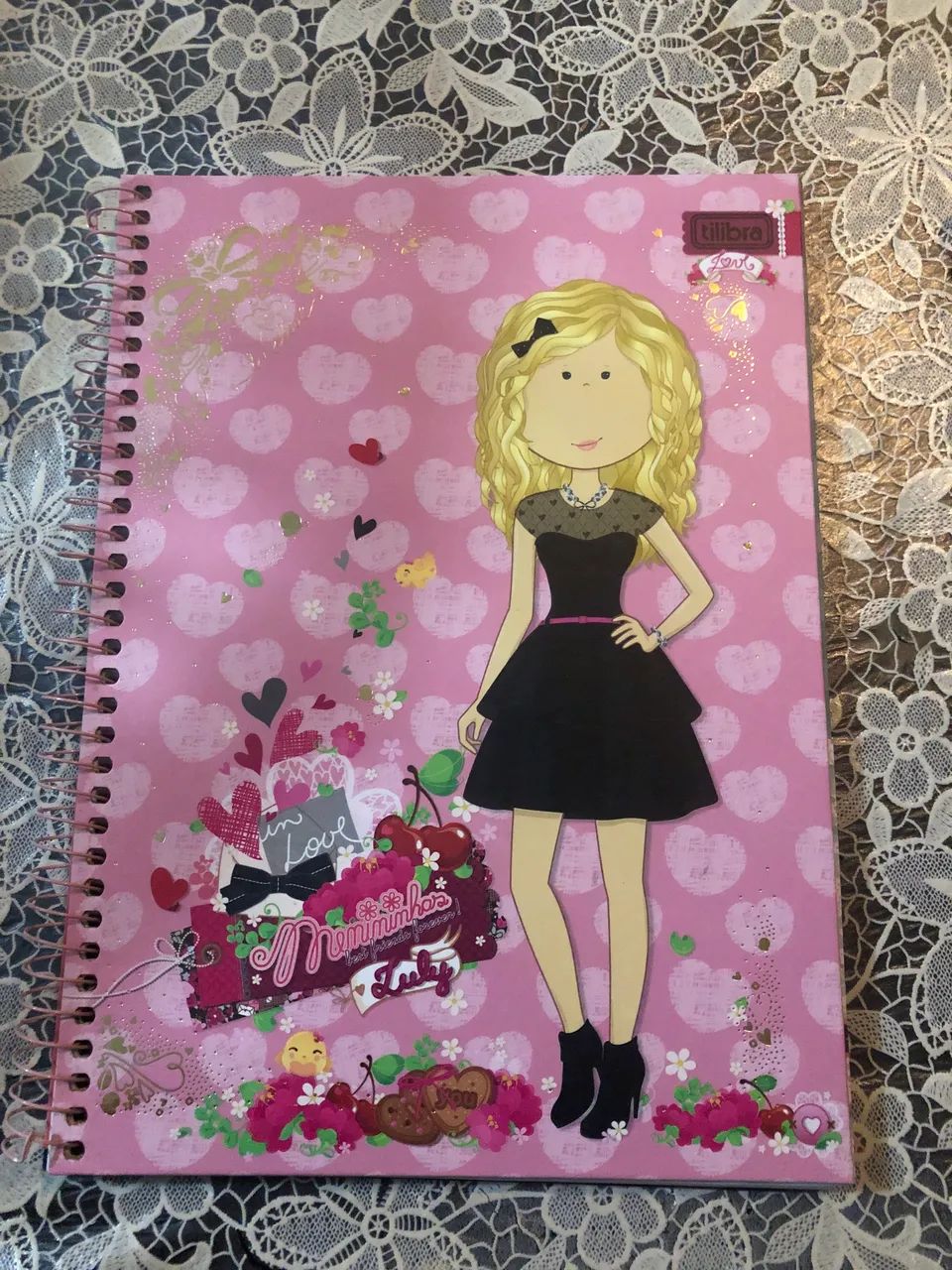 caderno menininhas tilibra luly anos 2000 papelaria vintage