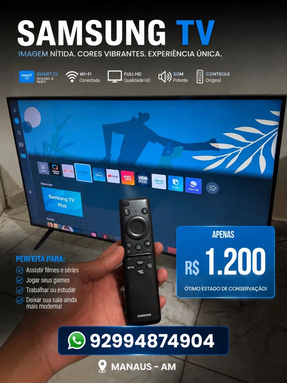 Tv Samsung 43 polegadas  - Foto 2