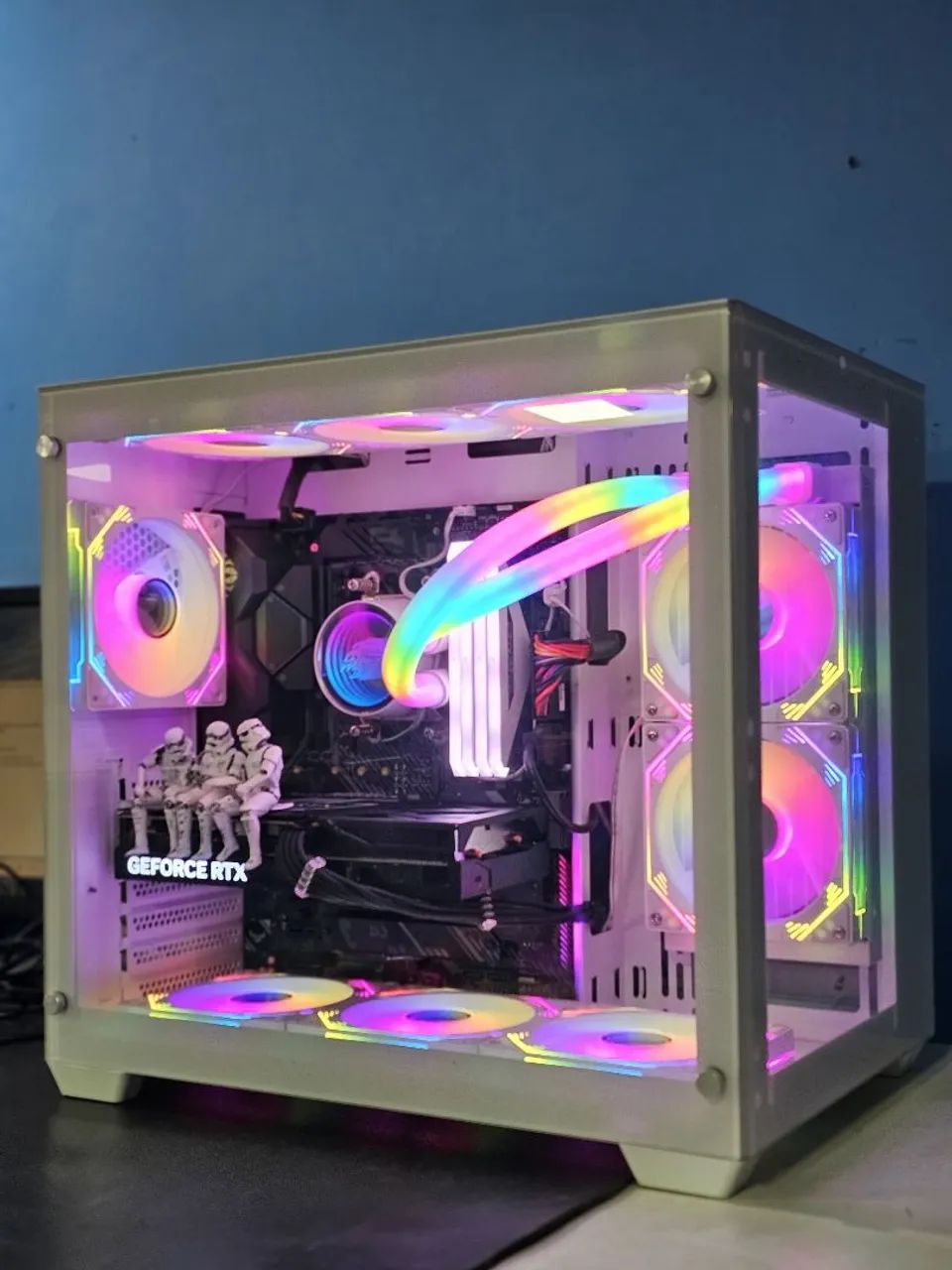 Cpu ryzen 7 5700x3d, 32 ram, 4060ti, placa x570