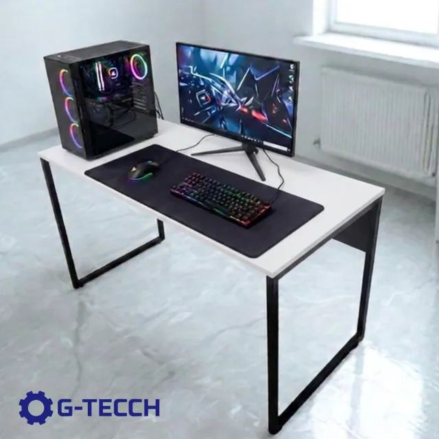 Birô 1m NOVA Escrivaninha Industrial Multiuso Mesa para Notebook Computado de Escritório - Foto 3