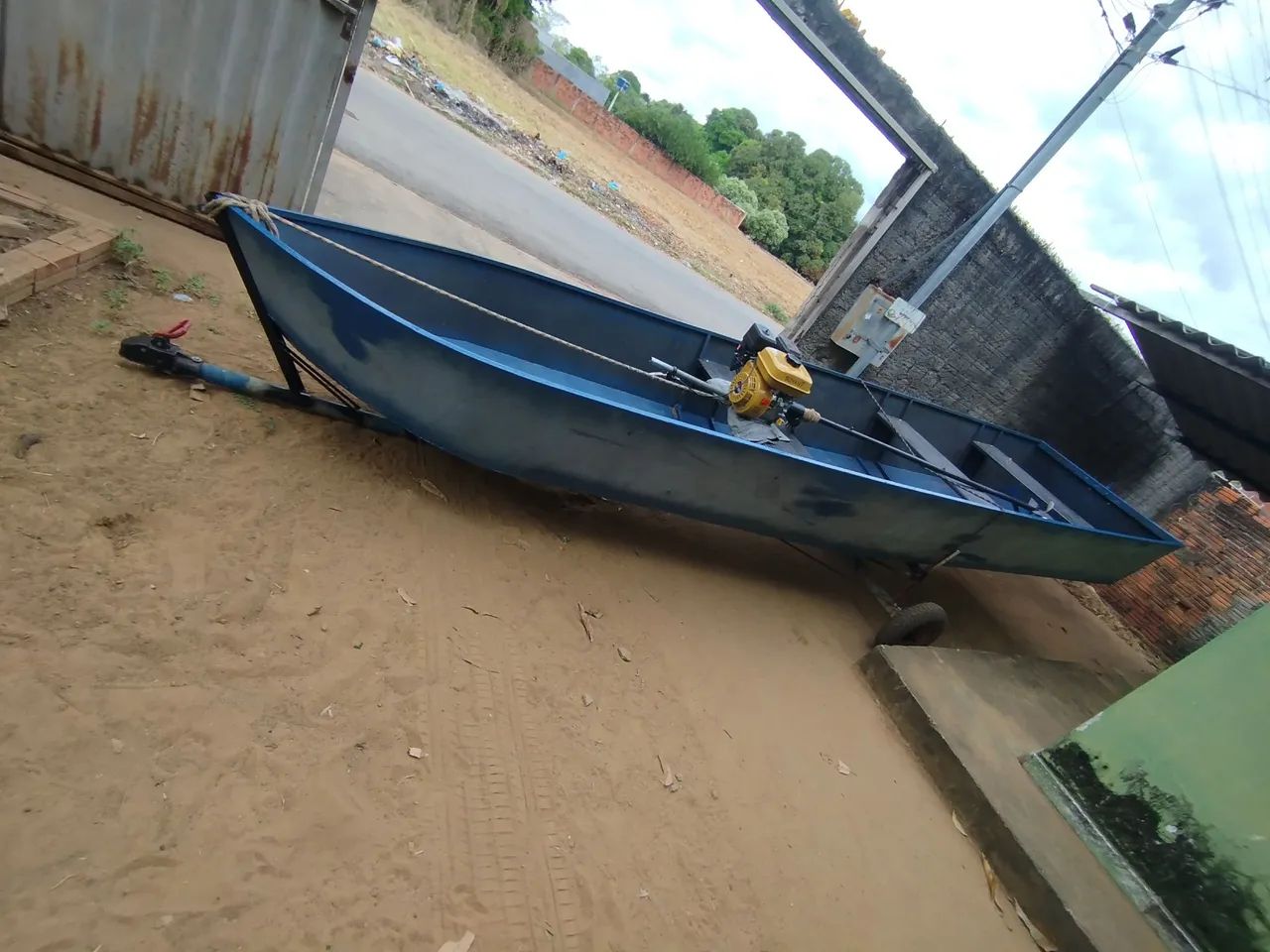 Vendo barco de chapa de portao - Foto 2