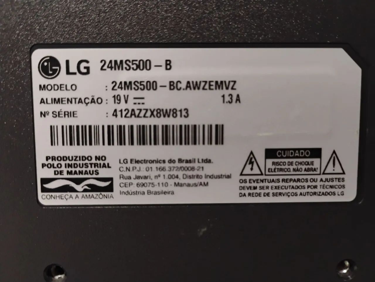 Monitor Full HD LG 24 Polegadas