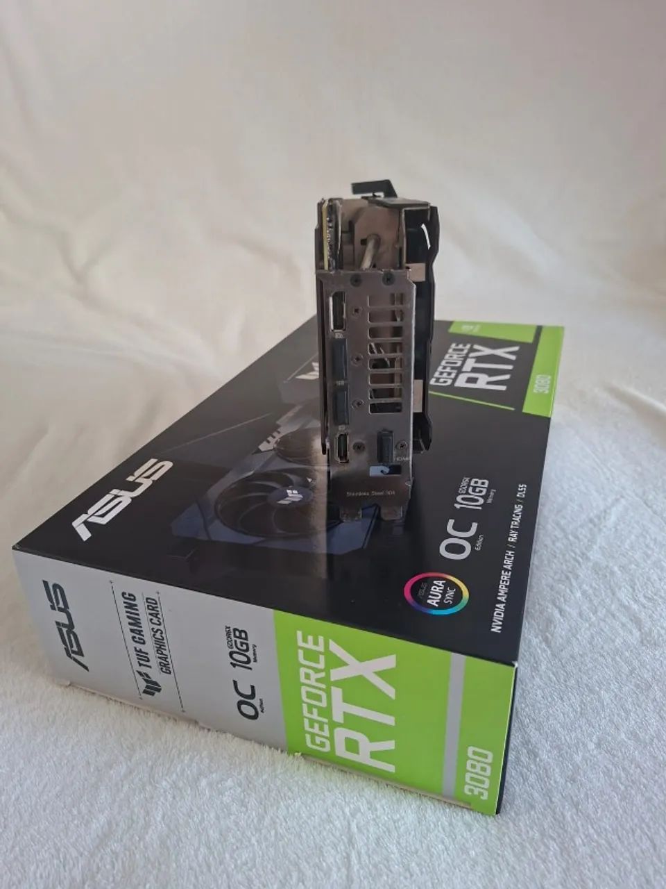 Placa de vídeo Nvidia Asus TUF 3080 OC LHR 10GB - Placas de Vídeo