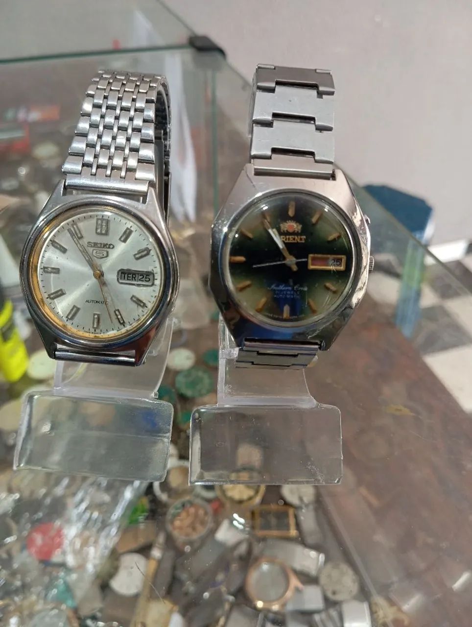 2 relógios Seiko e Orient, automático  - Foto 3