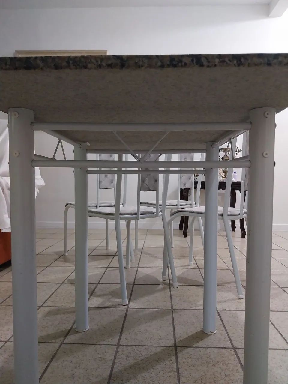 Mesa 4 cadeiras granito  - Foto 5