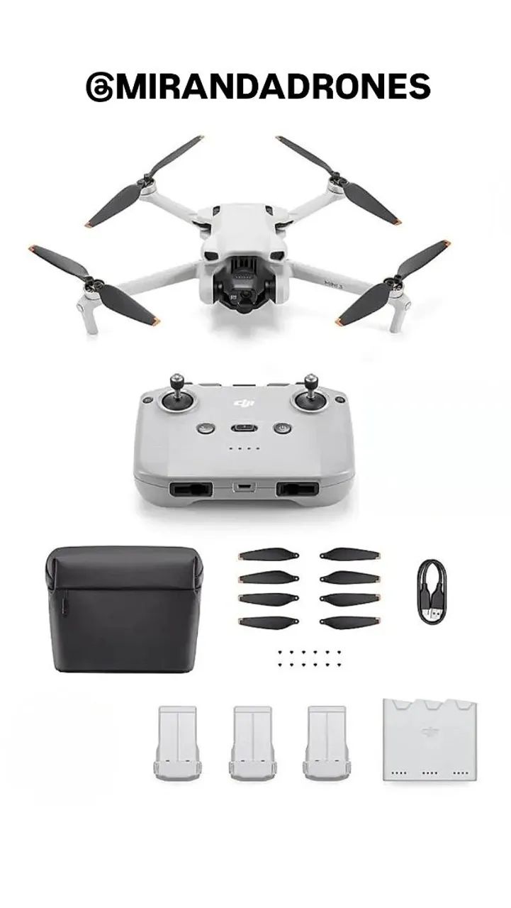DRONE DJI MINI 3 FLY MORE COMBO PLUS (SEM TELA) LACRADO PRONTA ENTREGA.  - Foto 2